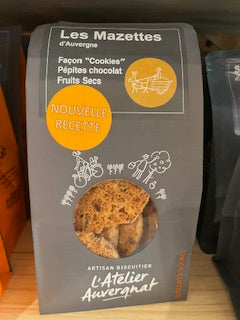 Mazettes Façon Cookies Pépites chocolat Fruits secs