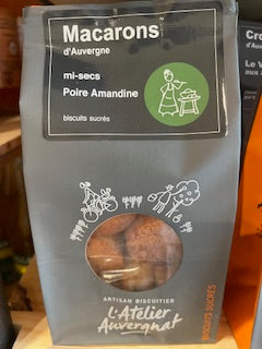 Macarons mi-secs Poire Amandine