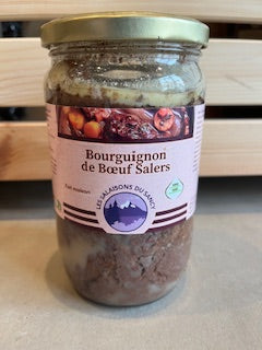 Bourguignon de boeuf Salers